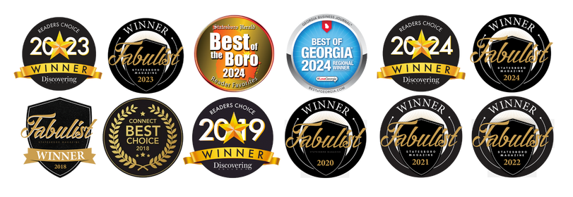 Awards won by UP Market Media. Most Fabulous Marketing Agency, Statesboro Magazine Fabulist, 2018 - 2025. Best Graphic Designer, Statesboro Herald's Best of the Boro contest 2024. Reader's Choice Winner, Discovering Bulloch Magazine, 2019, 2023, 2024. Best of Georgia: Digital Advertising Agency, 2025.
